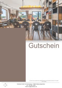 Gutschein Frühstück in der Köhlerei Motiv restaurant mit Blick nach draußen